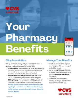 Your Pharmacy Benefits