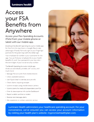 Member Spending Accounts Mobile App Quickstart Guide