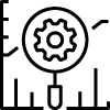 a black background with a black square