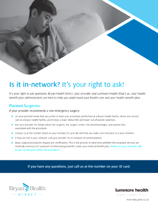 Is It In Your Network Flyer