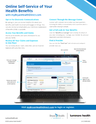 Member Portal Overview Flyer