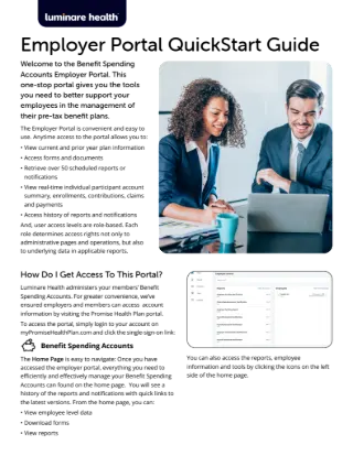 Employer Portal Quickstart Guide