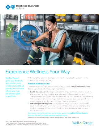 Experience Wellness Your Way (Well onTarget Member Flyer–Tribal)