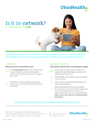 Is it in-network? Member Flyer