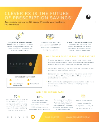 Clever RX Partnership Sales Sheet
