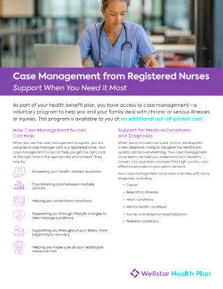 Case Management Member Flyer