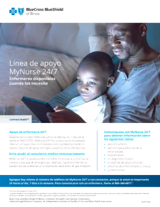 MyNurse 24/7 Support Line (Spanish Version) 