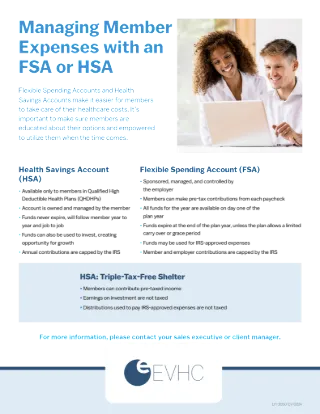 Managing Member Expenses with an FSA or HSA