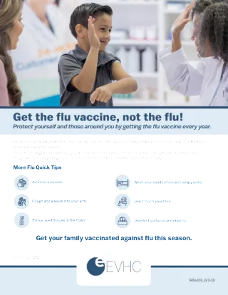 Flu Vaccine Flyer