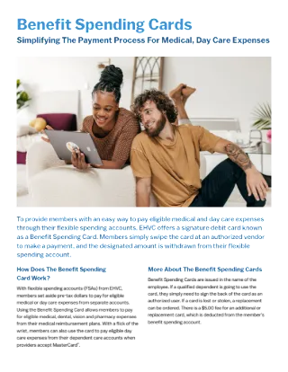 FSA/HRA Benefit Card Overview