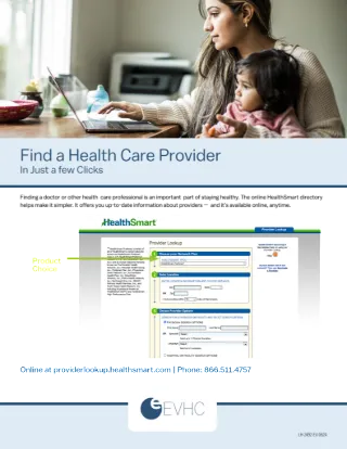 Find a Health Care Provider Member Flyer