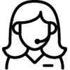 a black background with a black square