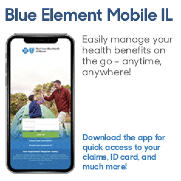 Blue Element IL Mobile Portal Tile