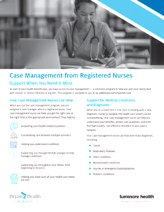Case Management Member Flyer