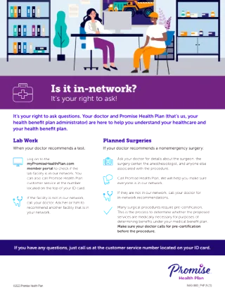 Is it in-network? Member Flyer