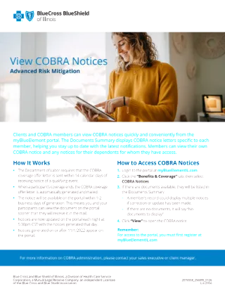 View COBRA Notices