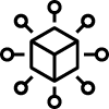 a black background with white dots