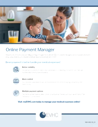 Online Payment Manager Flyer
