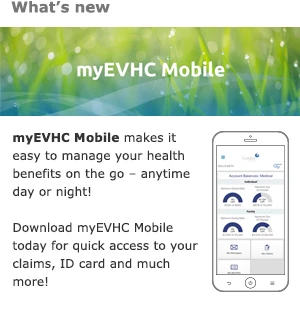 myEVHC Mobile Portal Tile