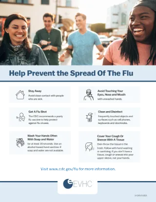 Help Prevent the Spread Of The Flu Member Flyer