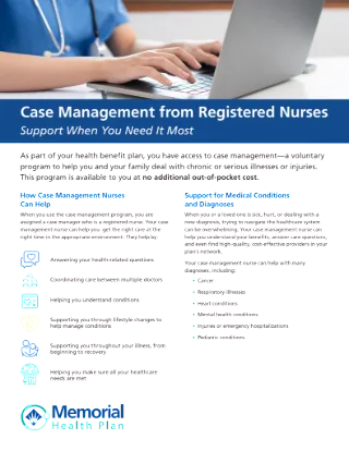 Case Management Member Flyer