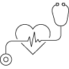 a black background with a black square