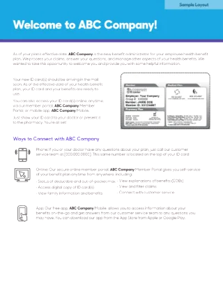 New Member Welcome Letter (SIP)