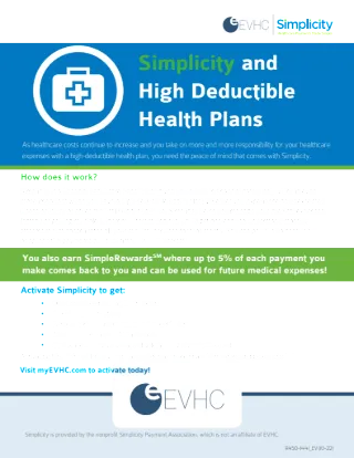 Simplicity and High Deductible Health Plans