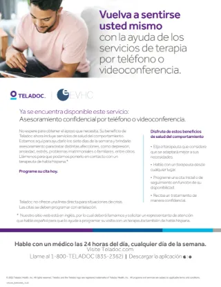 Teladoc – Overcome Mental Health (Spanish)