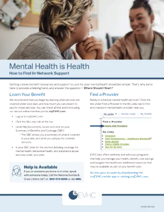 Find Mental Health Support