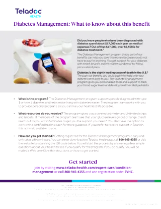 What to Know About Diabetes Management