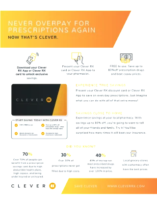 Clever RX Member Flyer