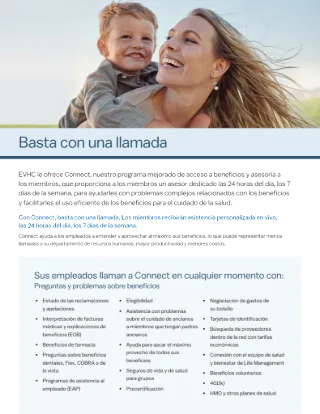 Connect - One Call Does It All (Spanish)