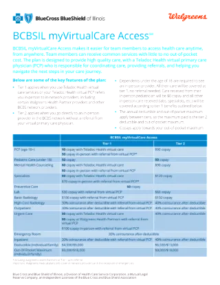 BCBSIL myVirtualCare Access