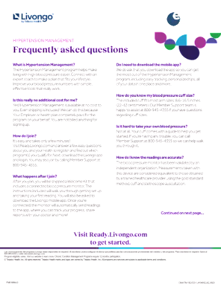 Hypertension Management Member FAQ