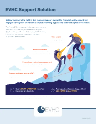 Support Solution Infograph Flyer