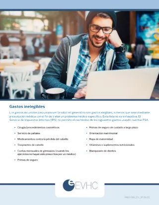 Medical FSA Eligible and Ineligible Expenses Flyer (Spanish)
