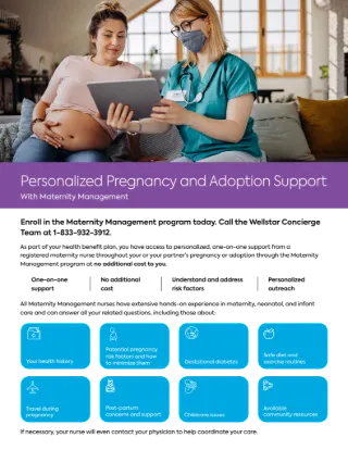 Maternity Management Member Flyer