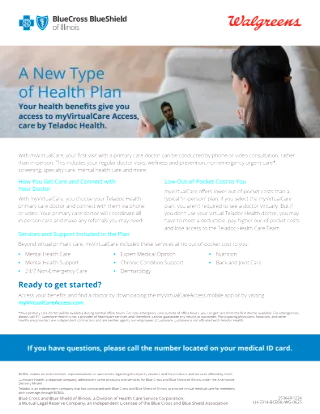 myVirtaulCare Benefits Member Flyer