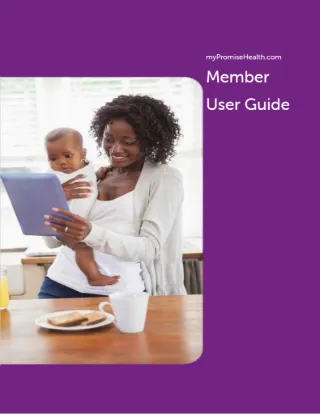 myPromiseHealthPlan.com Member User Guide