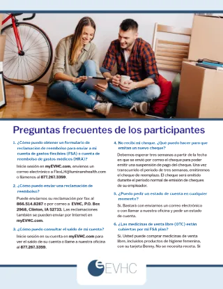 HRA and FSA FAQs Flyer (Spanish)