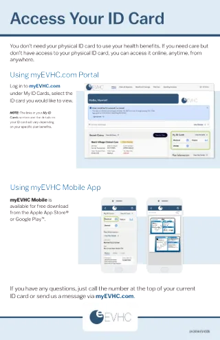 Access Your ID Card Online Member Poster