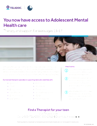 Teladoc – Adolescent Mental Health