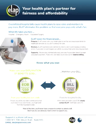 ELAP EVHC Facility Flyer