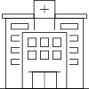 a black background with a black square