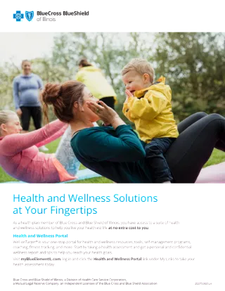Health and Wellness Solutions at Your Fingertips (CHS 1.0)