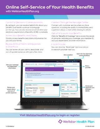 Portal Overview Flyer for Members