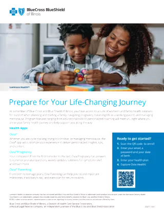 Ovia Wellness Member Flier