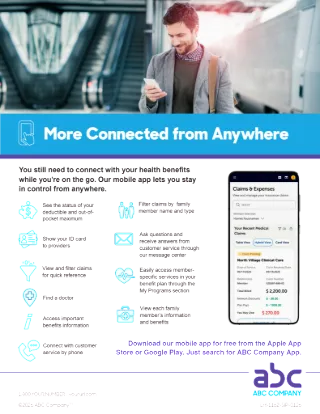 Mobile App Overview Flyer