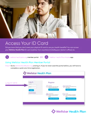 Access Your ID Card Online Member Flyer